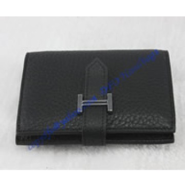 Hermes Bearn Mini Wallet HW109 black